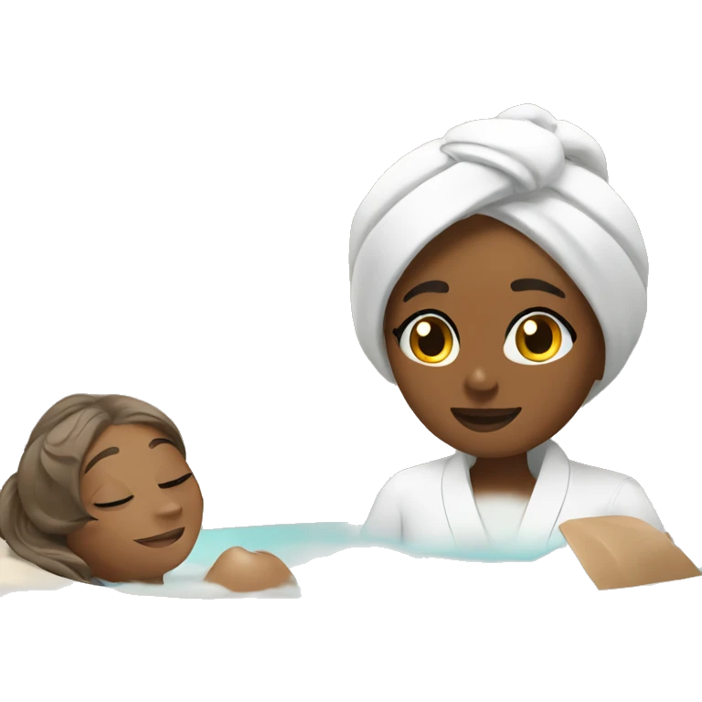 Spa day emoji