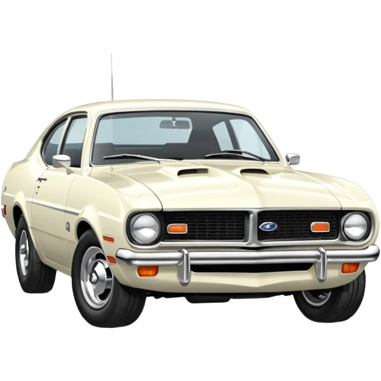 1970 white ford maverick emoji