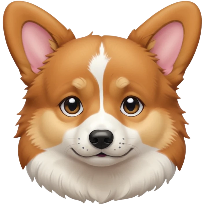 tri-color corgi with tears emoji