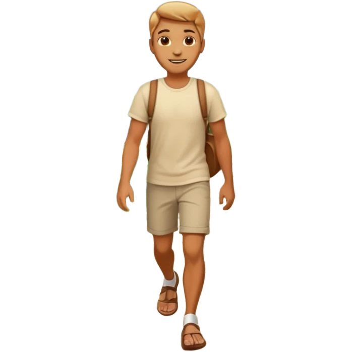 walk IN THE GARDEN on a path emoji