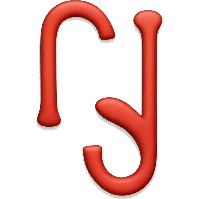 red letter S emoji