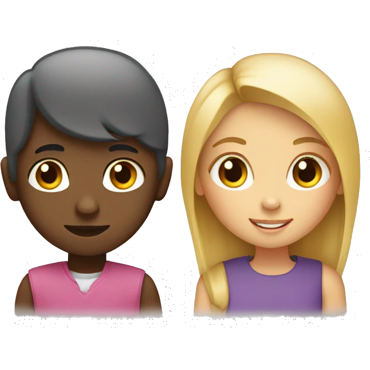 Girl with a boy  emoji