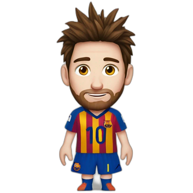 messi con anteojos de sol emoji