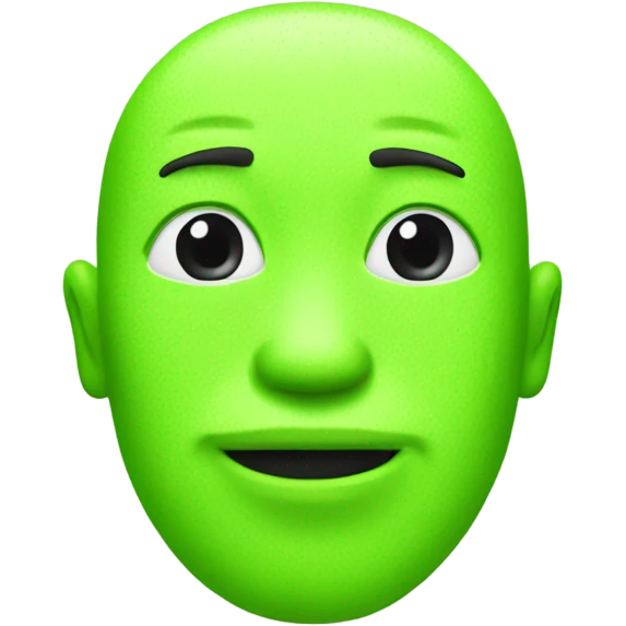 Neon lime green  emoji