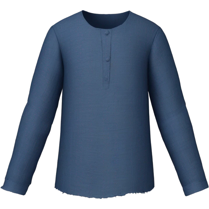 medieval shirt blue emoji