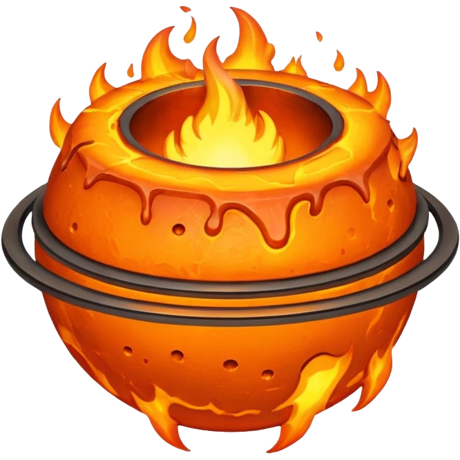 Planetary core emoji