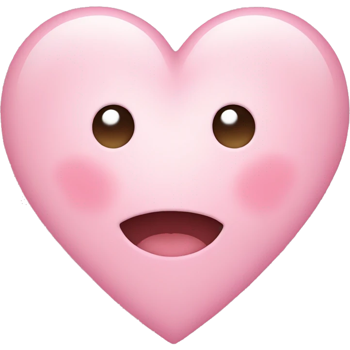 light pink heart emoji