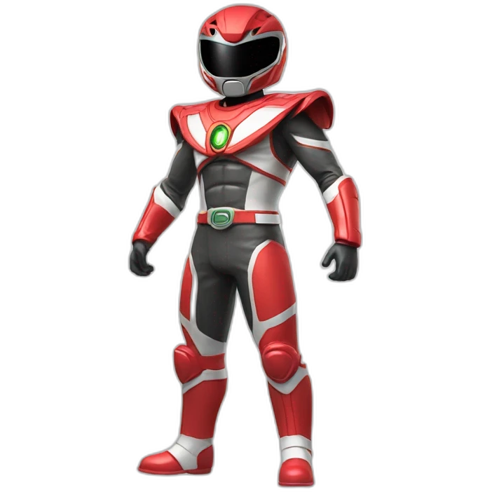 space power ranger full body emoji