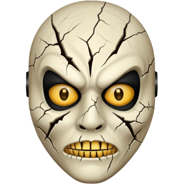 Scary halloween movie Mask emoji