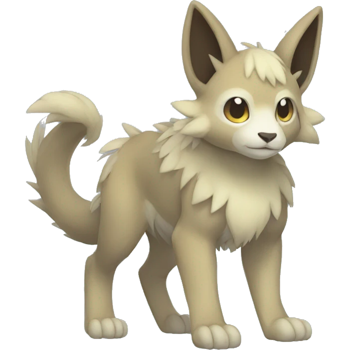 Cute cool animal hybrid Fakemon full body emoji