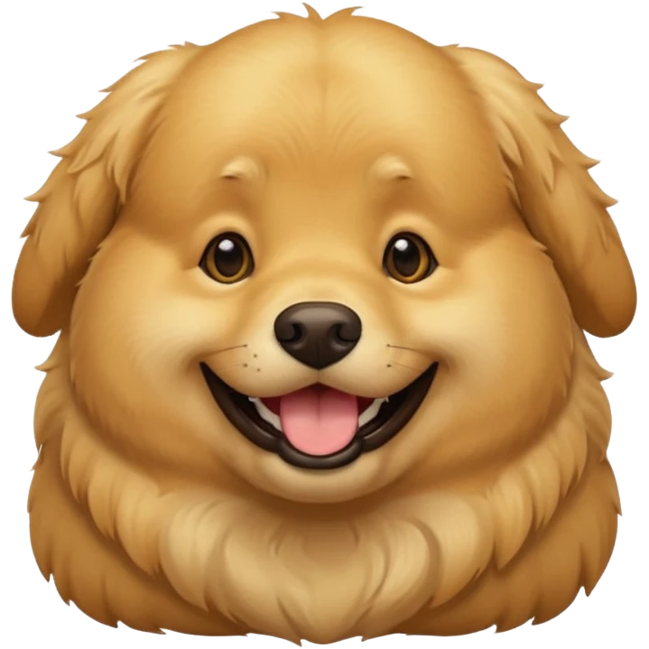 fat golden retriever emoji