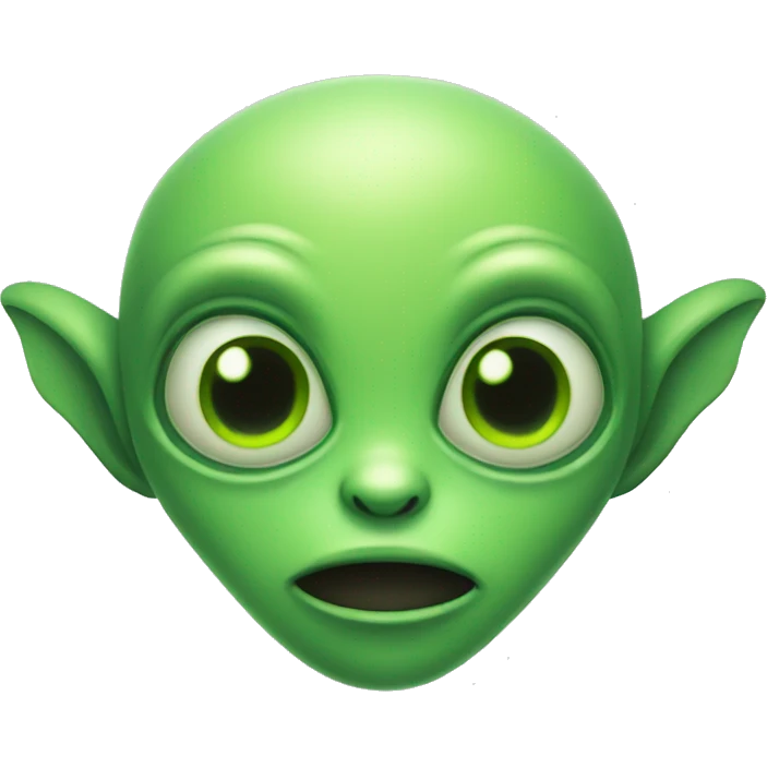 green alien emoji