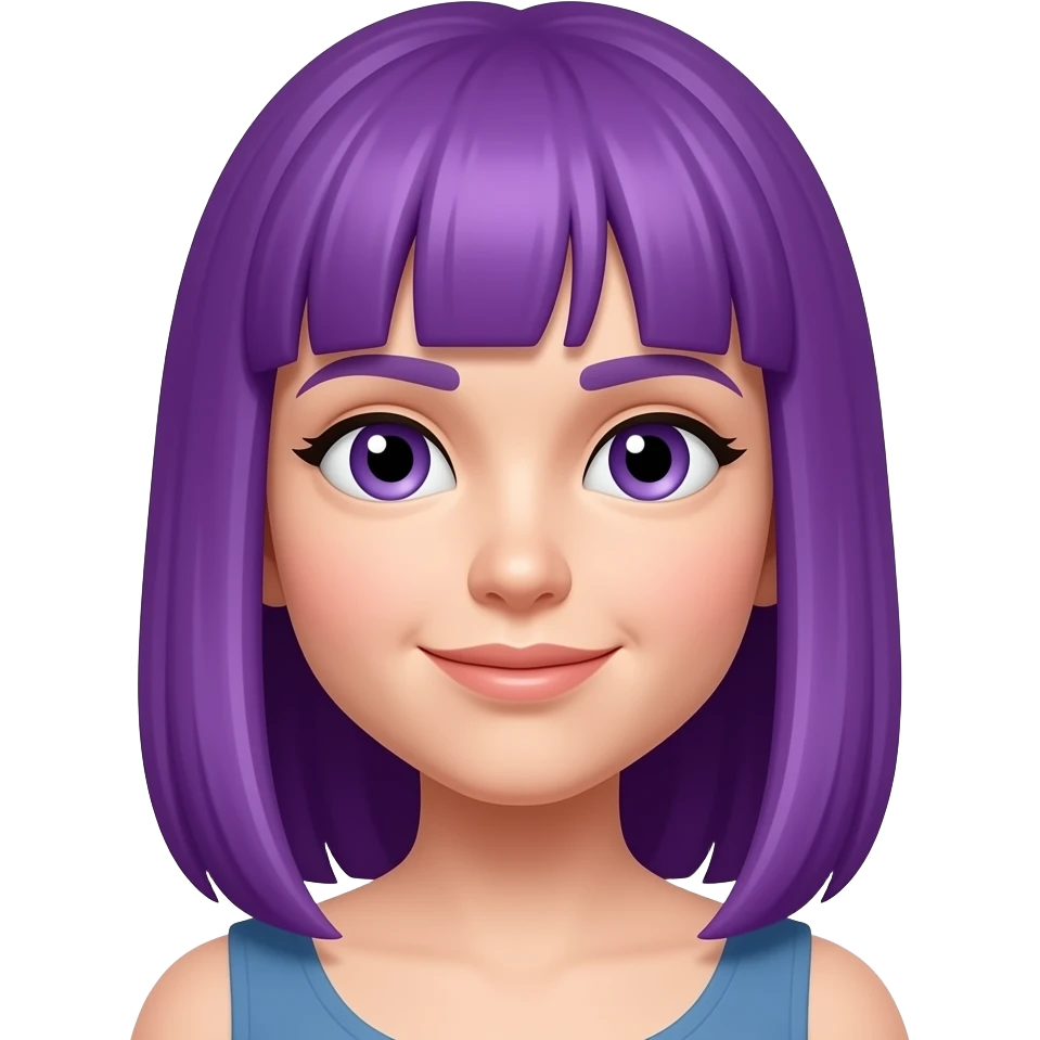 Purple Haired People emoji