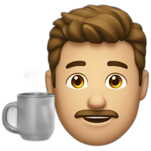 Hombre tomando un mate emoji