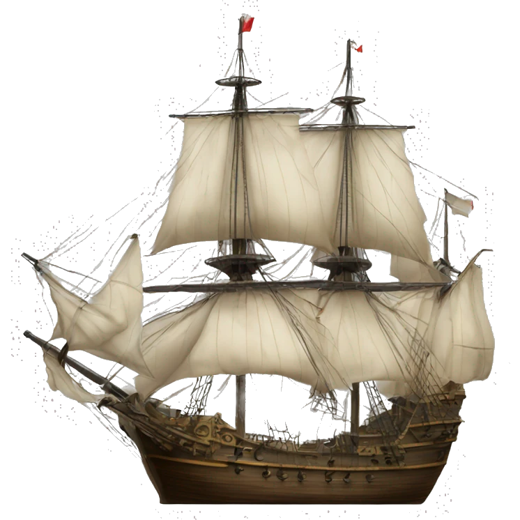 frigate XVII century emoji