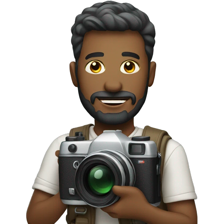 man with camera emoji