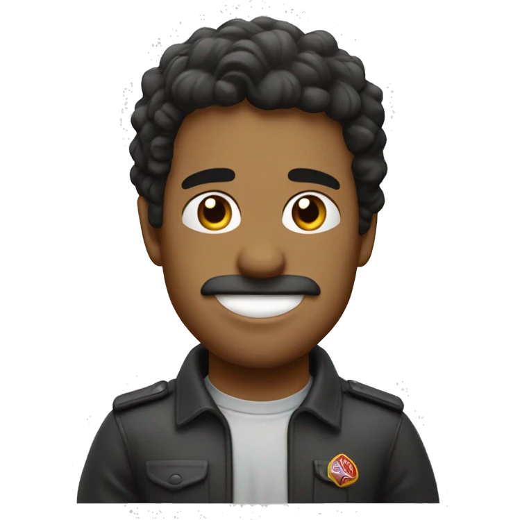 Chico alto con camiset de River Plae emoji