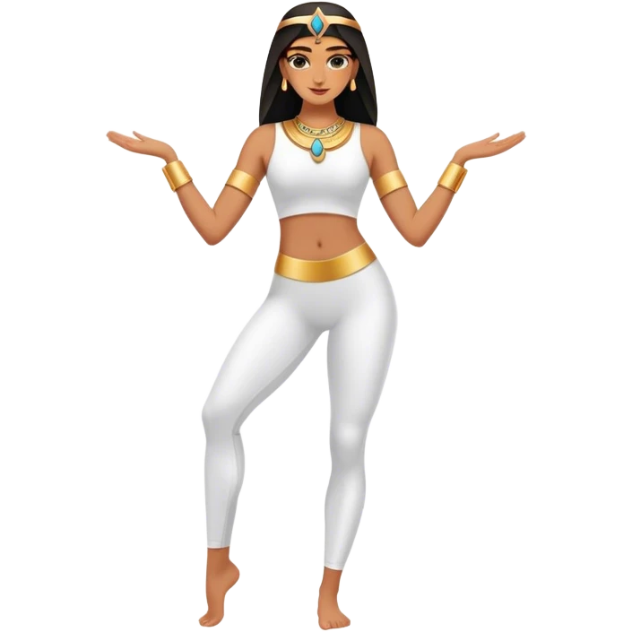 fullbody egyptian pilates princess emoji