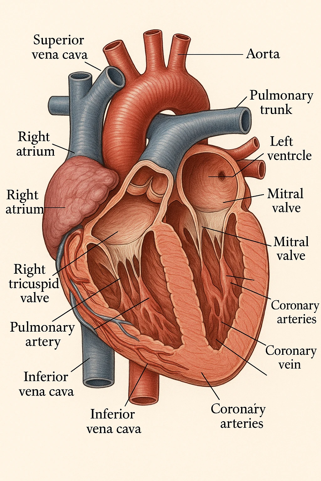 Core visto anatomicamente emoji