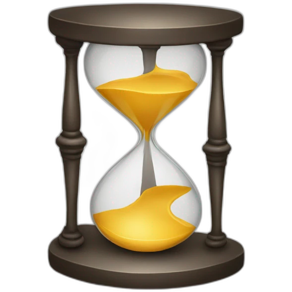 Hourglass for kid emoji