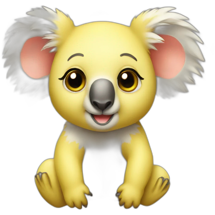 Yellow koala emoji