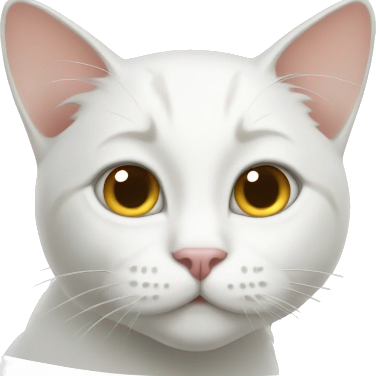 white cat  emoji