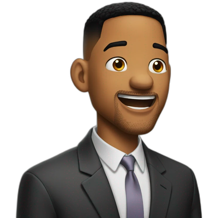 Will smith happy surprised emoji