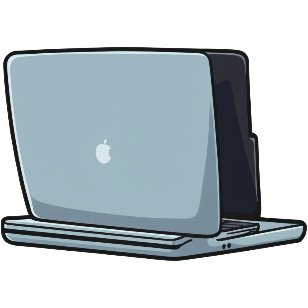 focused professional working on laptop emoji