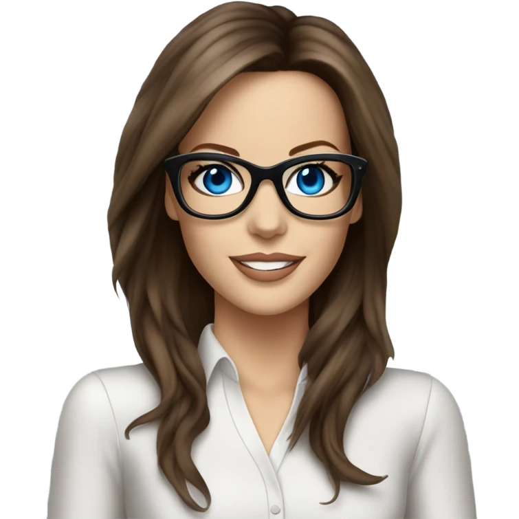 Kate Beckinsale, glasses, blue eyes happy elegant mannequin  emoji