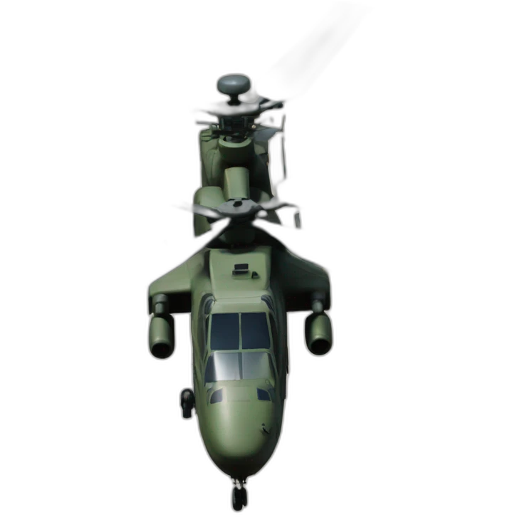 militar helicopter, view from above emoji