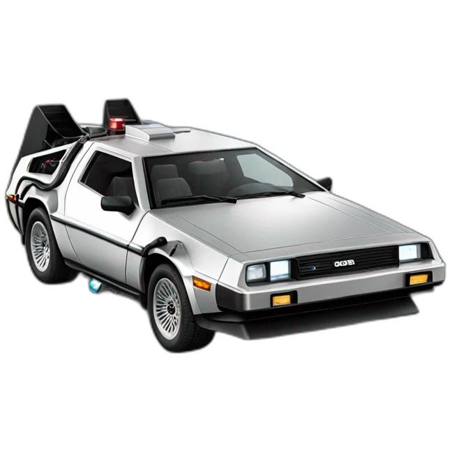 dolorean-car emoji