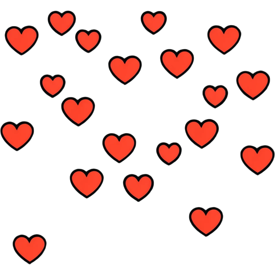 Hearts emoji