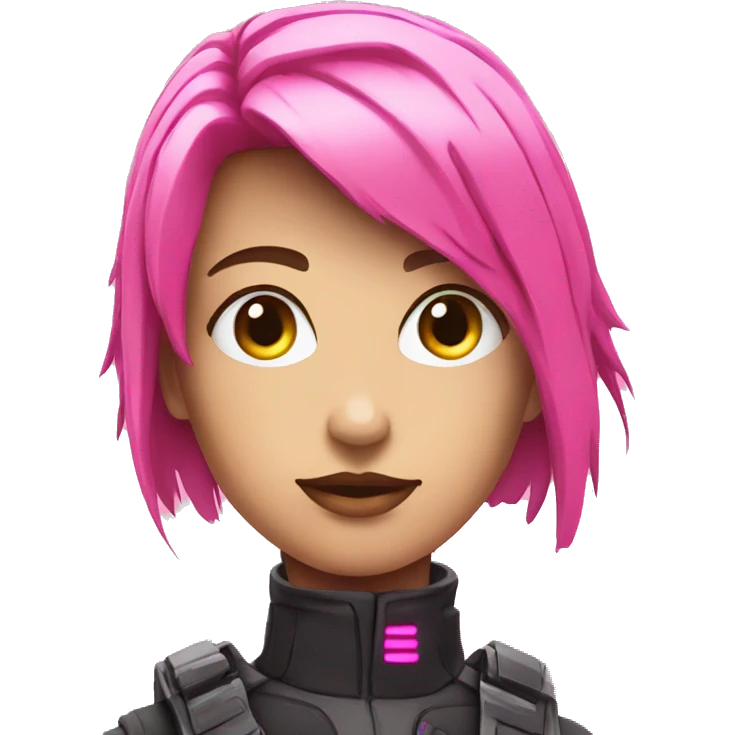 font, pink, cyberpunk emoji