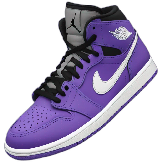 Air Jordan one violette emoji