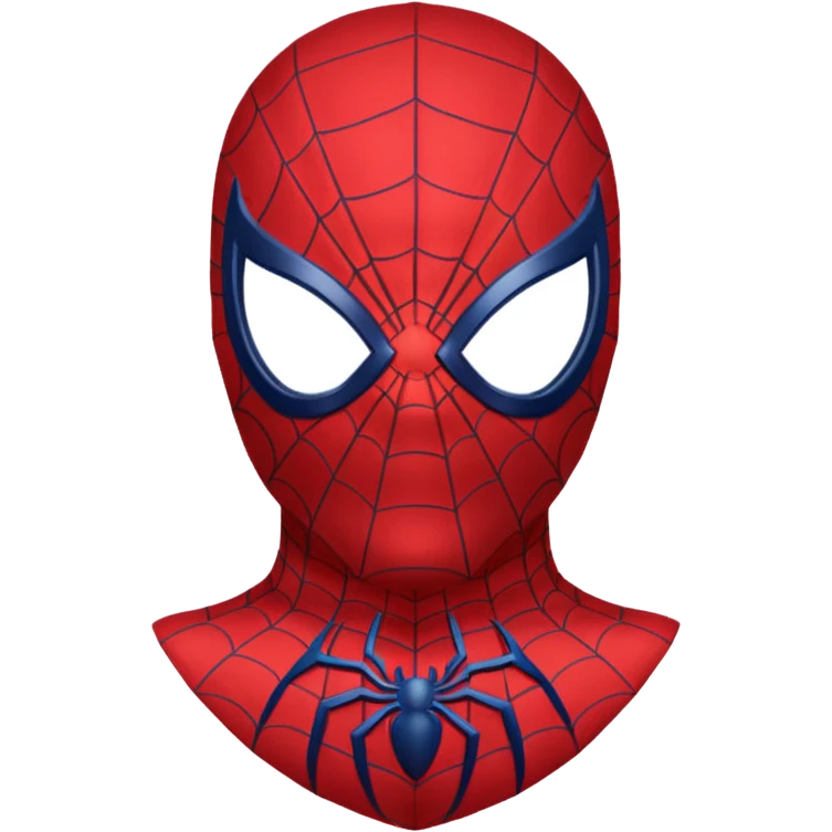 Spider man mask emoji
