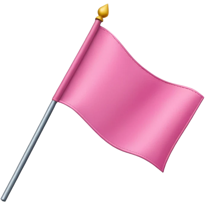 pink flag emoji