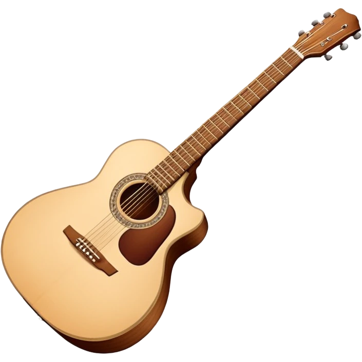 Acoustic guitar emoji