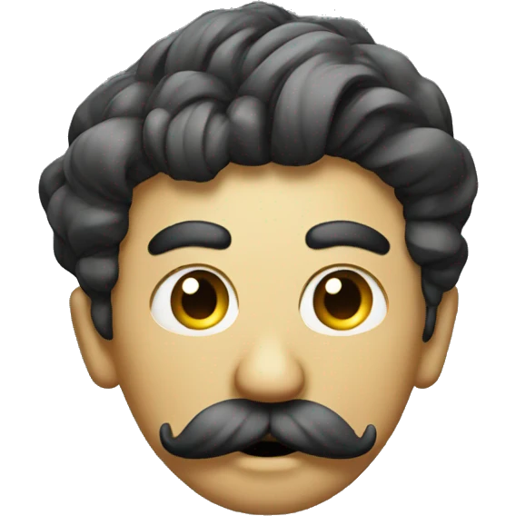 mustache twisted at the end emoji