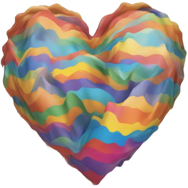 Rainbow heart emoji