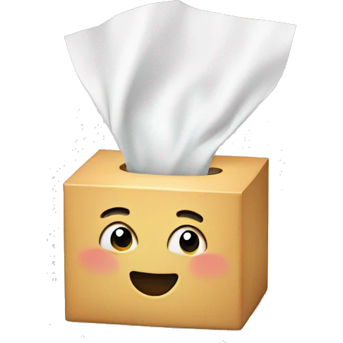 Tissue box emoji