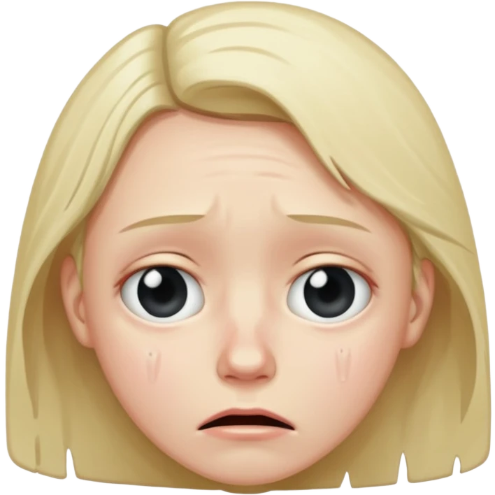 Upsetting news emoji