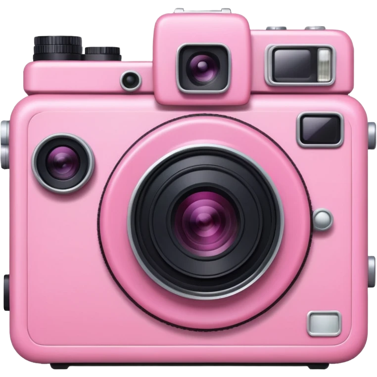 pink camera emoji