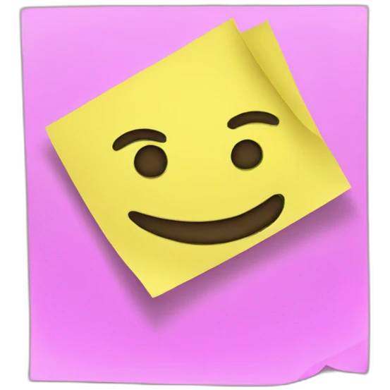 post-it emoji