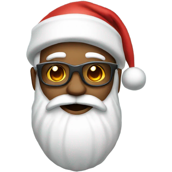 Cool Santa  emoji