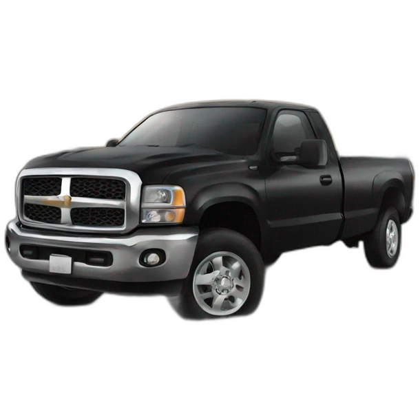 Horses black truck emoji