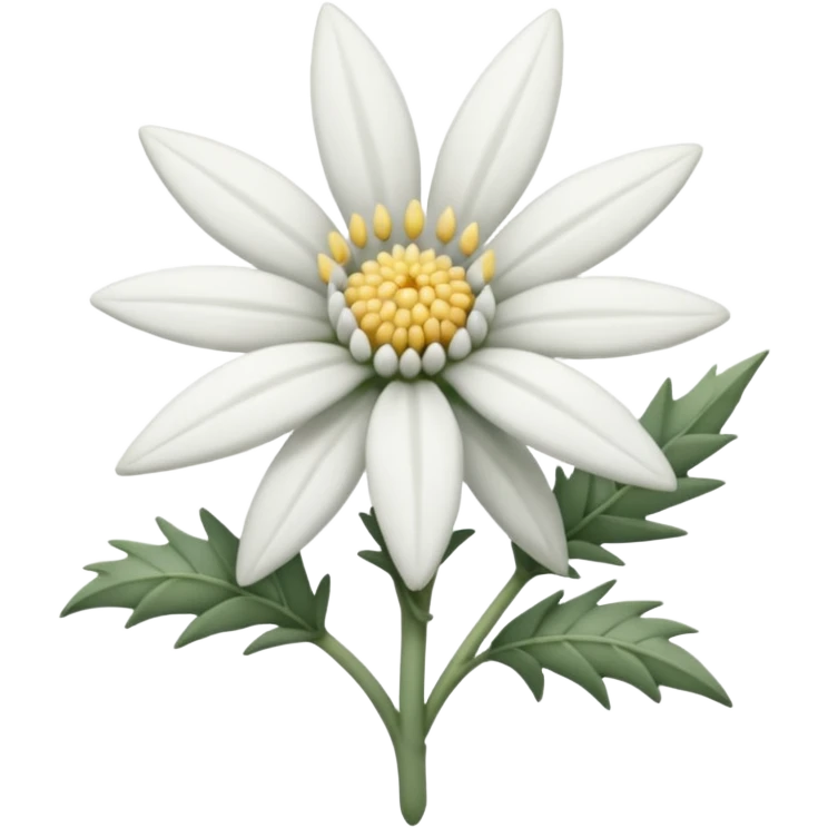 edelweiss realista emoji