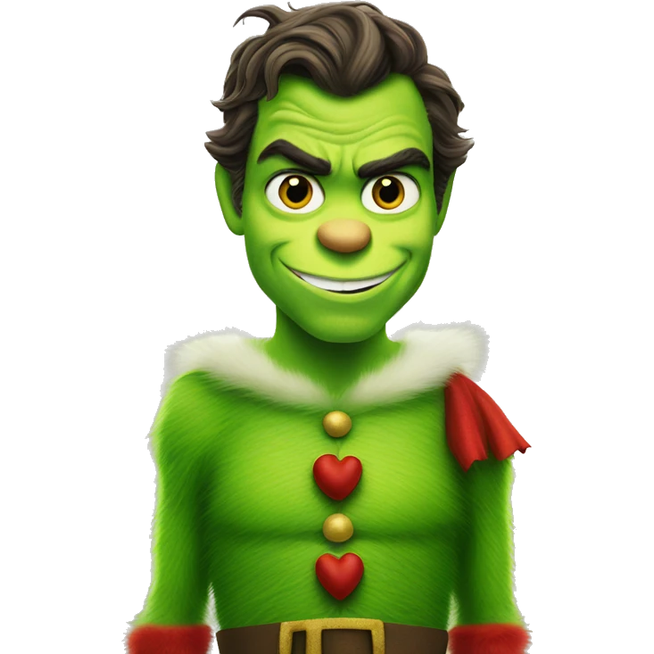 henry cavill as grinch emoji
