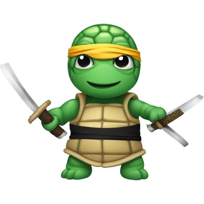 A ninja that is a turtle who is fighting cancer emoji