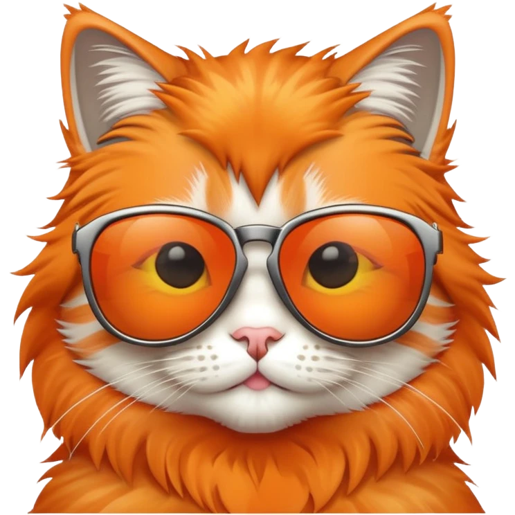 Cat wearing sunglasses emoji