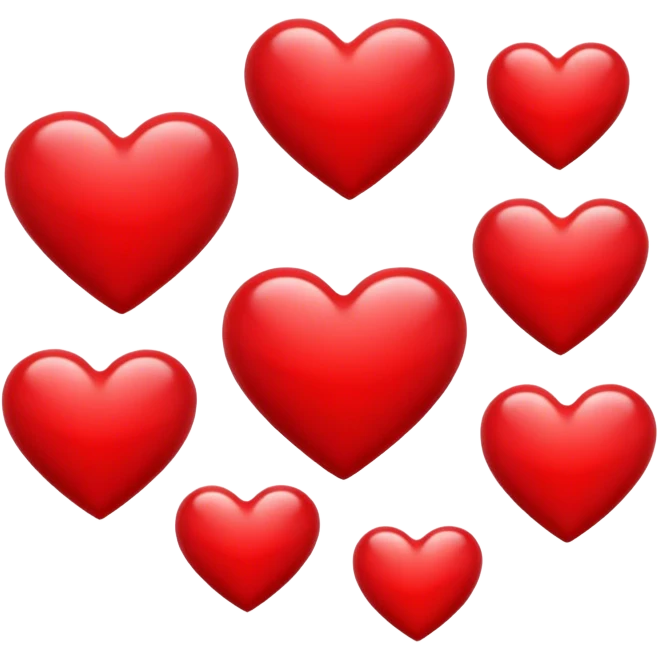 Beautiful hearts  emoji